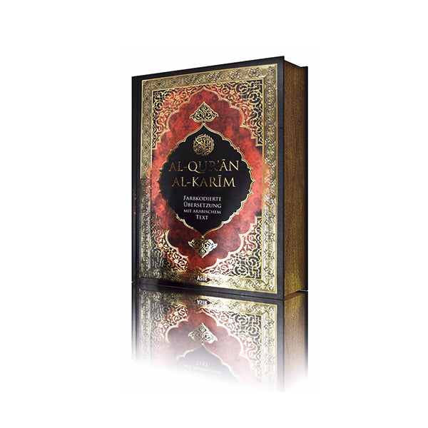 Al-Quran Al-Karim: Farbkodierte Übersetzung mit arabischem Text