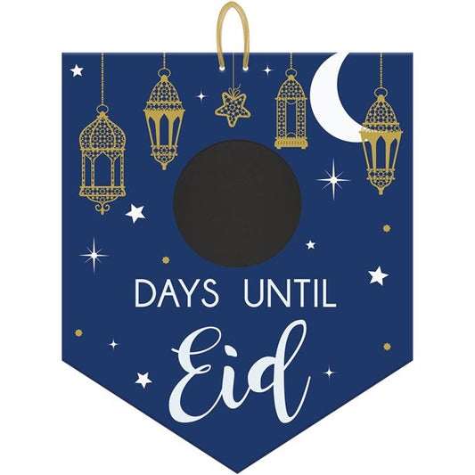 Hängeschild Eid Countdown Tafel