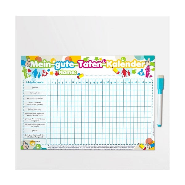 Mein Gute-Taten-Kalender