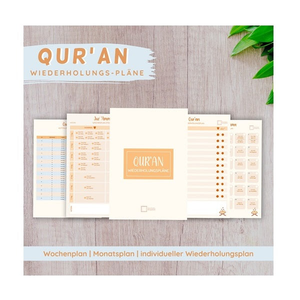 Qur’an-Wiederholungspläne (Set)