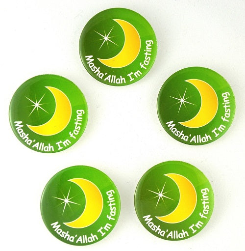 Button "Masha´Allah I´m fasting" - 5 Stk.