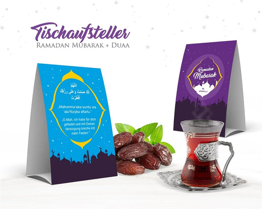 Ramadan Mubarak Tischaufsteller