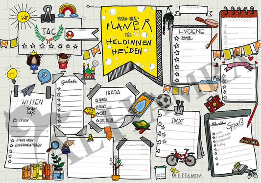 Yusra & Bilal´s Planer für Heldinnen & Helden