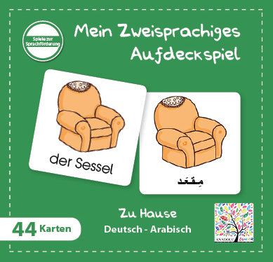 Aufdeckspiel Zu Hause (Dt.-Arab.)