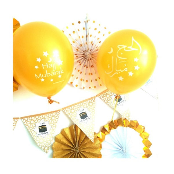Hajj Mubarak Luftballons (10 Stk.)