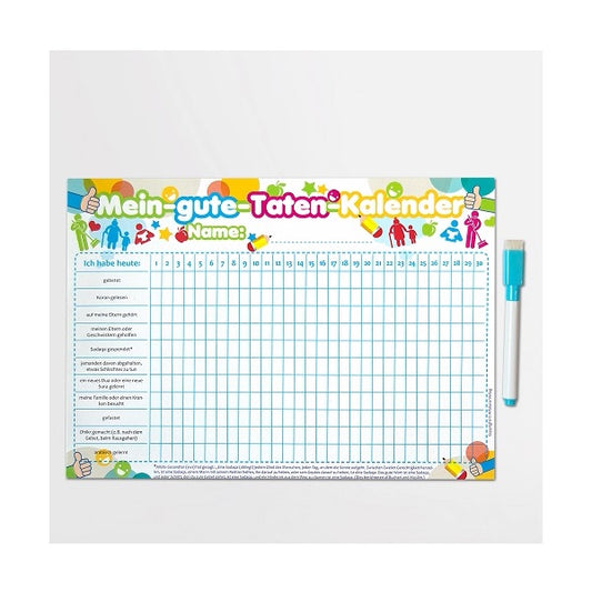 Mein Gute-Taten-Kalender