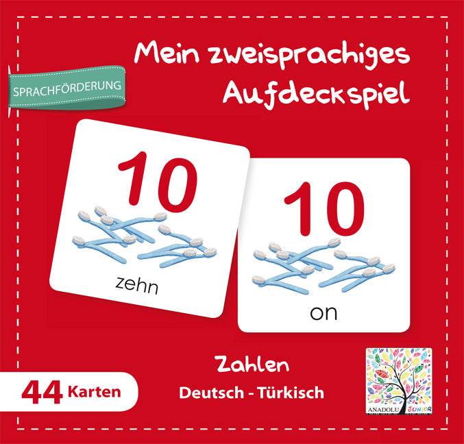Aufdeckspiel Zahlen (Dt.-Türkisch)