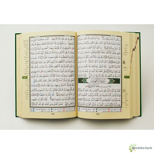 Quran Tajweed 14 x 20 cm (Hafs, arabisch, rot)